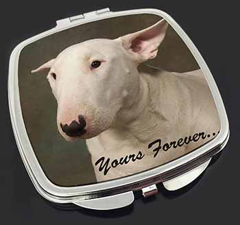 Bull Terrier Dog "Yours Forever" Make-Up Compact Mirror