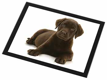 Chesapeake Bay Retriever Dog Black Rim High Quality Glass Placemat