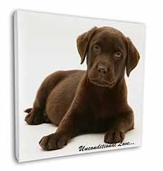 Chesapeake Bay Retriever-Love Square Canvas 12"x12" Wall Art Picture Print