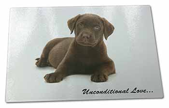 Large Glass Cutting Chopping Board Chesapeake Bay Retriever-Love