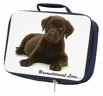 Chesapeake Bay Retriever-Love Navy Insulated School Lunch Box/Picnic Bag