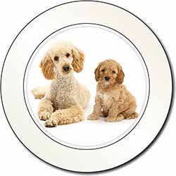 Poodle and Cockerpoo Car or Van Permit Holder/Tax Disc Holder