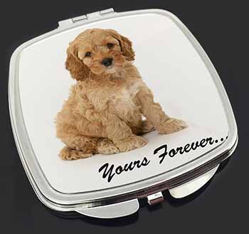 Cockerpoodle Puppy "Yours Forever..." Make-Up Compact Mirror