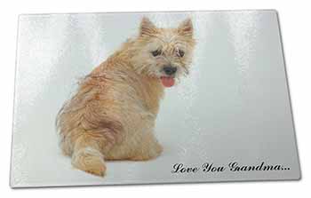 Large Glass Cutting Chopping Board Cairn Terrier 