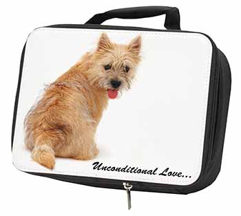 Cairn Terrier Dog With Love Black Insulated School Lunch Box/Picnic Bag