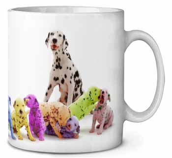 Colourful Dalmatian Dogs Ceramic Coffee Mug/Tea Cup