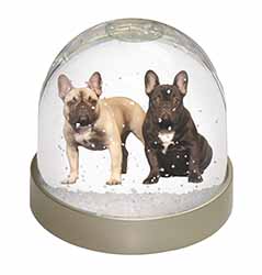 French Bulldog Photo Snow Globe Waterball