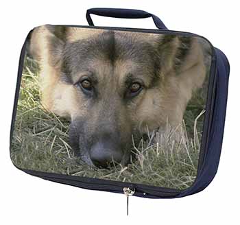 German Shepherd Navy Insulated School Lunch Box/Picnic Bag