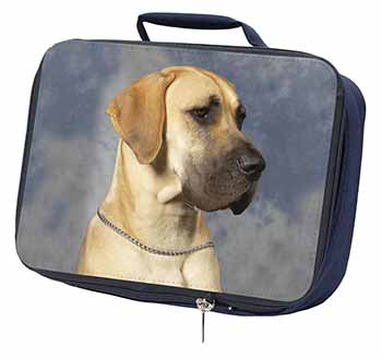 Fawn Great Dane Navy Insulated School Lunch Box/Picnic Bag