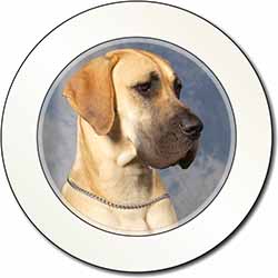 Fawn Great Dane Car or Van Permit Holder/Tax Disc Holder