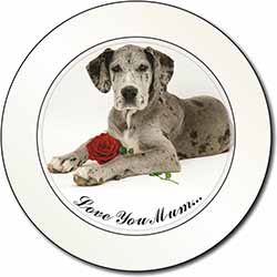 Great Dane+Rose 