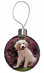 Golden Retriever Puppy Christmas Bauble