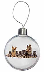 German Shepherd Dogs Christmas Bauble