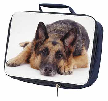 German Shepherd Navy Insulated School Lunch Box/Picnic Bag