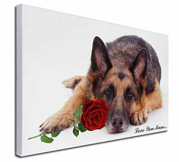 German Shepherd+Rose 