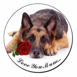 German Shepherd+Rose 