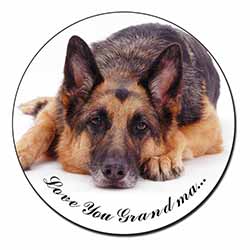 German Shepherd Grandma Fridge Magnet Printed Full Colour