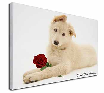 White Shepherd+Rose 