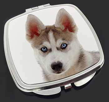 Siberian Husky Make-Up Compact Mirror