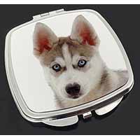 Siberian Husky Make-Up Compact Mirror