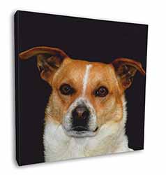 Jack Russell Terrier Dog Square Canvas 12"x12" Wall Art Picture Print