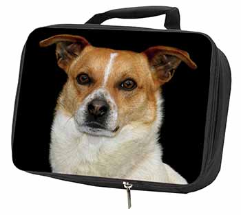 Jack Russell Terrier Dog Black Insulated School Lunch Box/Picnic Bag