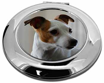 Jack Russell Terrier Dog Make-Up Round Compact Mirror