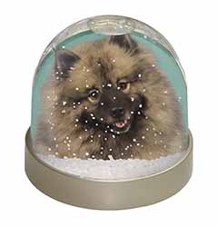 Keeshond Dog Photo Snow Globe Waterball