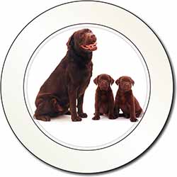 Chocolate Labrador Puppies Car or Van Permit Holder/Tax Disc Holder