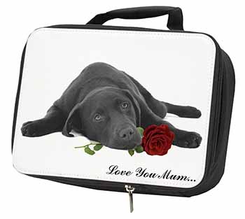 Labrador with Rose 