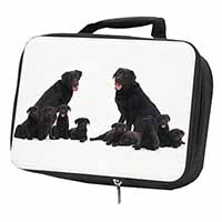 Black Labradors Black Insulated School Lunch Box/Picnic Bag