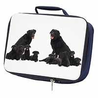 Black Labradors Navy Insulated School Lunch Box/Picnic Bag