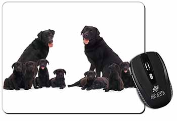 Black Labradors Computer Mouse Mat