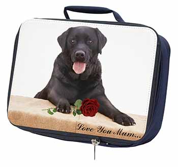 Black Lab with Rose 