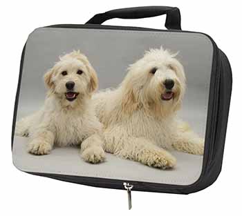 Labradoodle Dog Black Insulated School Lunch Box/Picnic Bag