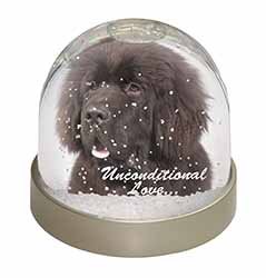 Newfoundland Dog-With Love Snow Globe Photo Waterball