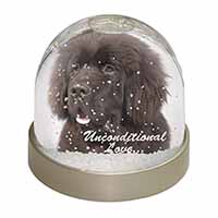 Newfoundland Dog-With Love Snow Globe Photo Waterball