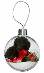 Christmas Poodle Christmas Bauble