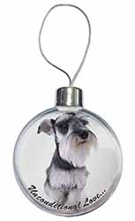 Schnauzer Dog-Love Christmas Bauble