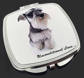 Schnauzer Dog-Love Make-Up Compact Mirror