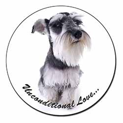 Schnauzer Dog-Love Fridge Magnet Printed Full Colour