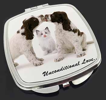 Cocker Spaniel and Kitten -Love Make-Up Compact Mirror