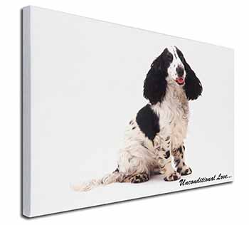 Cocker Spaniel With Love Canvas X-Large 30"x20" Wall Art Print