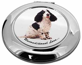 Cocker Spaniel With Love Make-Up Round Compact Mirror