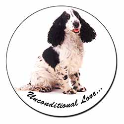 Cocker Spaniel With Love Fridge Magnet Printed Full Colour