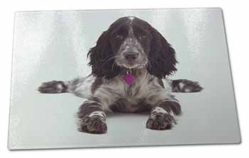 Large Glass Cutting Chopping Board Cocker Spaniel Dog Breed Gift