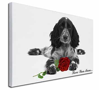 Cocker Spaniel+Rose 