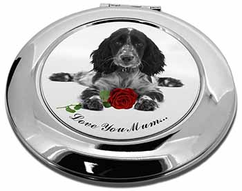 Cocker Spaniel+Rose 