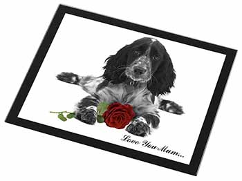 Cocker Spaniel+Rose 