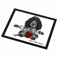 Cocker Spaniel+Rose 